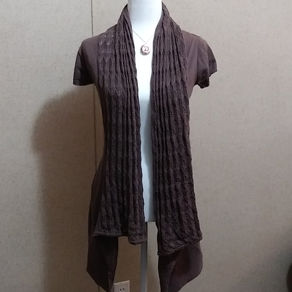 🍁Brown sleeveless cardigan🍁